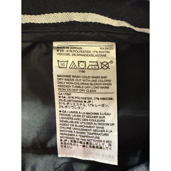 Banana Republic Blake Wide Leg Crop Pants Navy White Stripe Nautical Preppy 12 - Picture 10 of 16